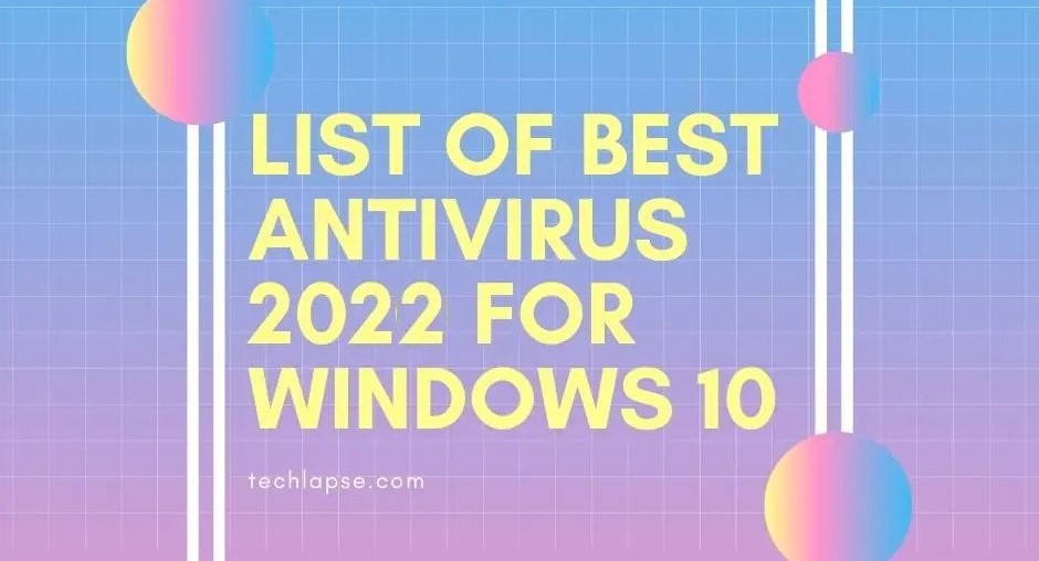 List of Best Antivirus 2023 For Windows 10