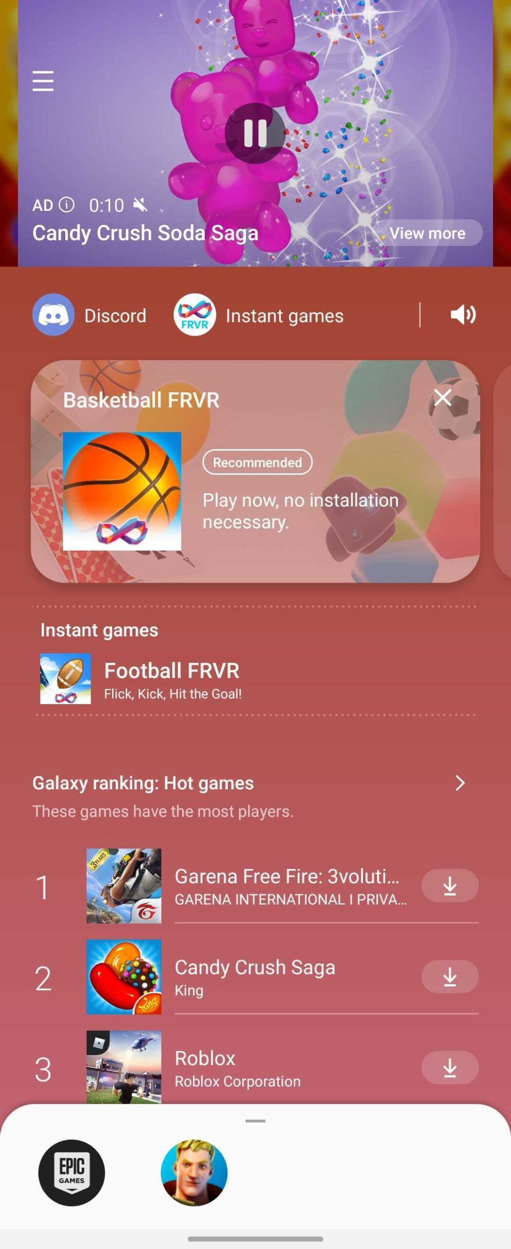 Samsung Game Launcher is updated with a couple of new features