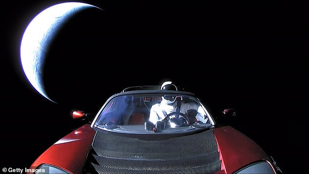 Elon Musk launches red sports car in space, completed a full orbit around the sun