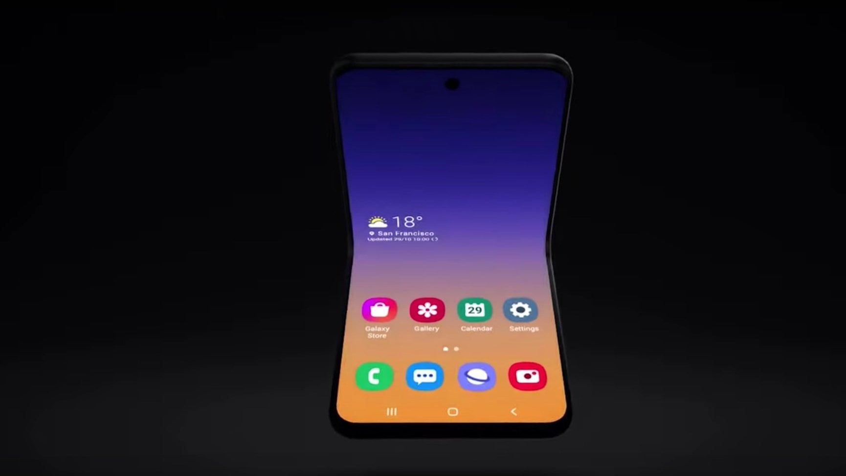 Samsung shows Galaxy Fold of the future, revealed novelties for Bixby and One UI 2.0