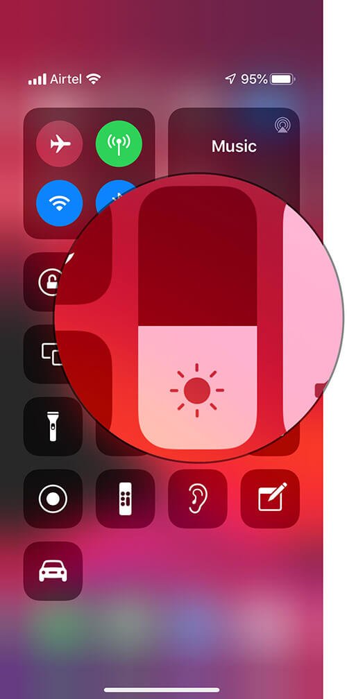 iOS 13 Dark Mode Screen Brightness