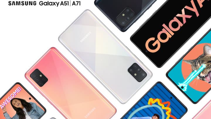 Samsung Galaxy A51 and A71