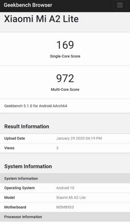 Mi A2 Android 1