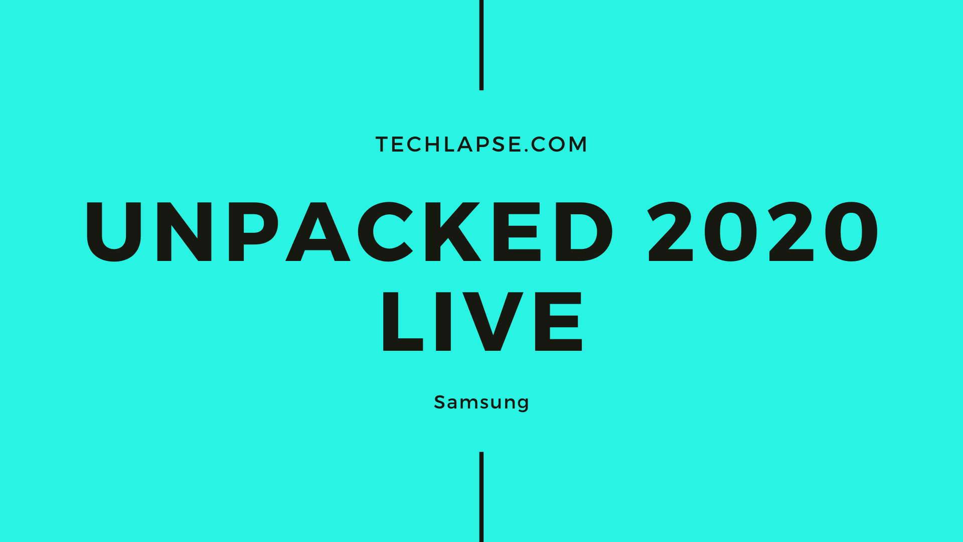 Unpacked 2020 Live