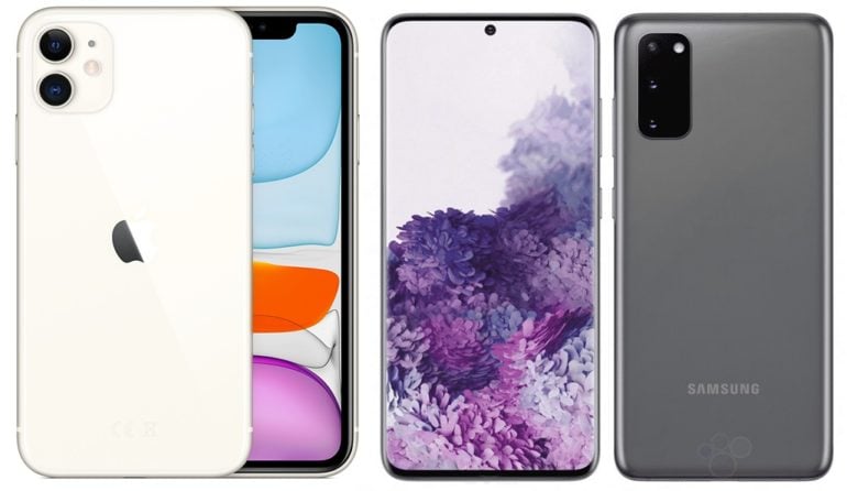 iPhone 11 VS Samsung Galaxy S20